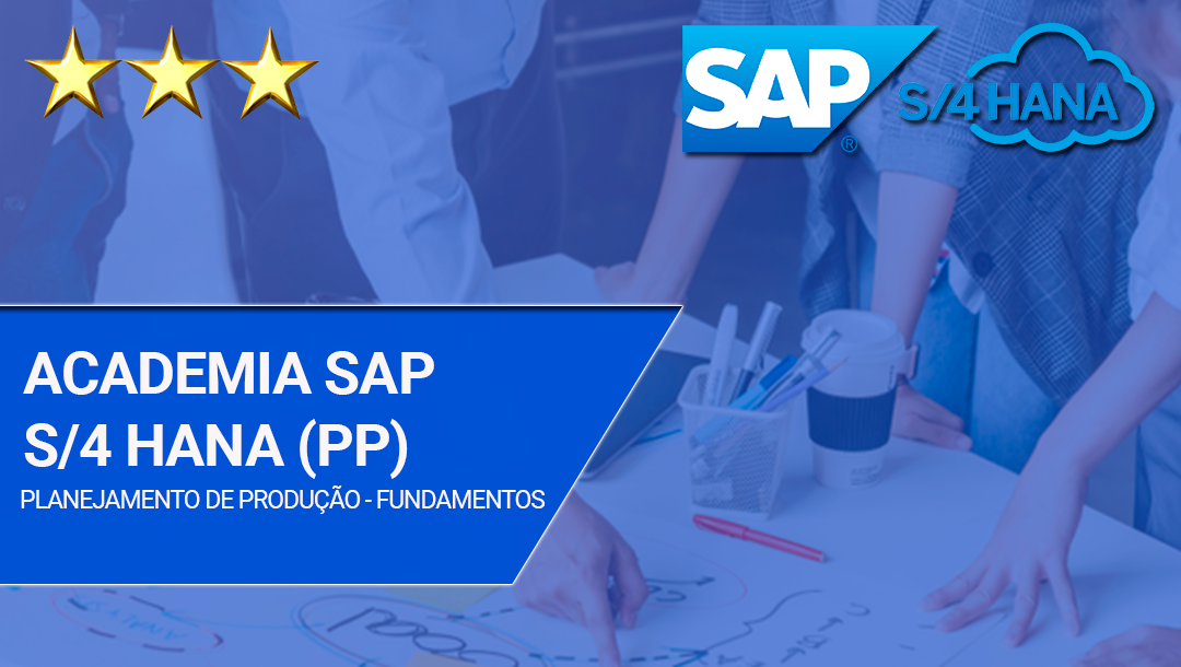 Academia SAP S/4HANA Forma��o de Consultores PP (Planejamento da Produ��o) Foundation and Advanced