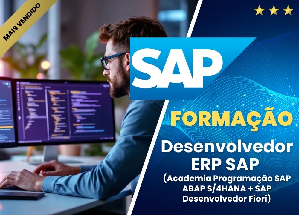 Forma��o Desenvolvedor ERP SAP (Academia Programa��o SAP ABAP S/4HANA + SAP Desenvolvedor Fiori)